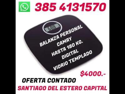 Varios Hogar, Muebles y Jardin BALANZA PERSONAL CAMRY 180 KG